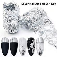Nail Foils Nail Art 10 Rolls Mesh Net Line Style Nail Foils Nail Art Supplies 3D Line Nail Foil Glitter Starry Sky Foil Decals Nail Art Accessories Manicure Tips Nail Foil For Acrylic Nails - SallyNet - 查看 5