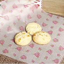 50pcs/Pack Wax Paper, Burger & Sandwich Wrapping Paper, Suitable For Baking, Snacks, Takeout Packaging - Multicolor - View 2
