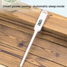 DELI LE553 Digital Thermometer, Direct Insertion Probe Fast Temperature Measurement, Smart Auto Sleep, Convenient And Practical For Home Kitchen Daily Temperature Monitoring - White - View 5