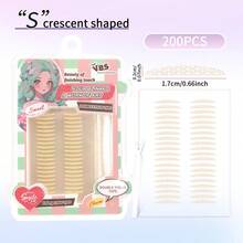 隐形自然双眼皮贴，强力粘性，持久耐用，防水防汗，温和亲肤，闭眼无痕，放大双眼，新手及化妆爱好者均可使用 - 彩色 - 查看 12