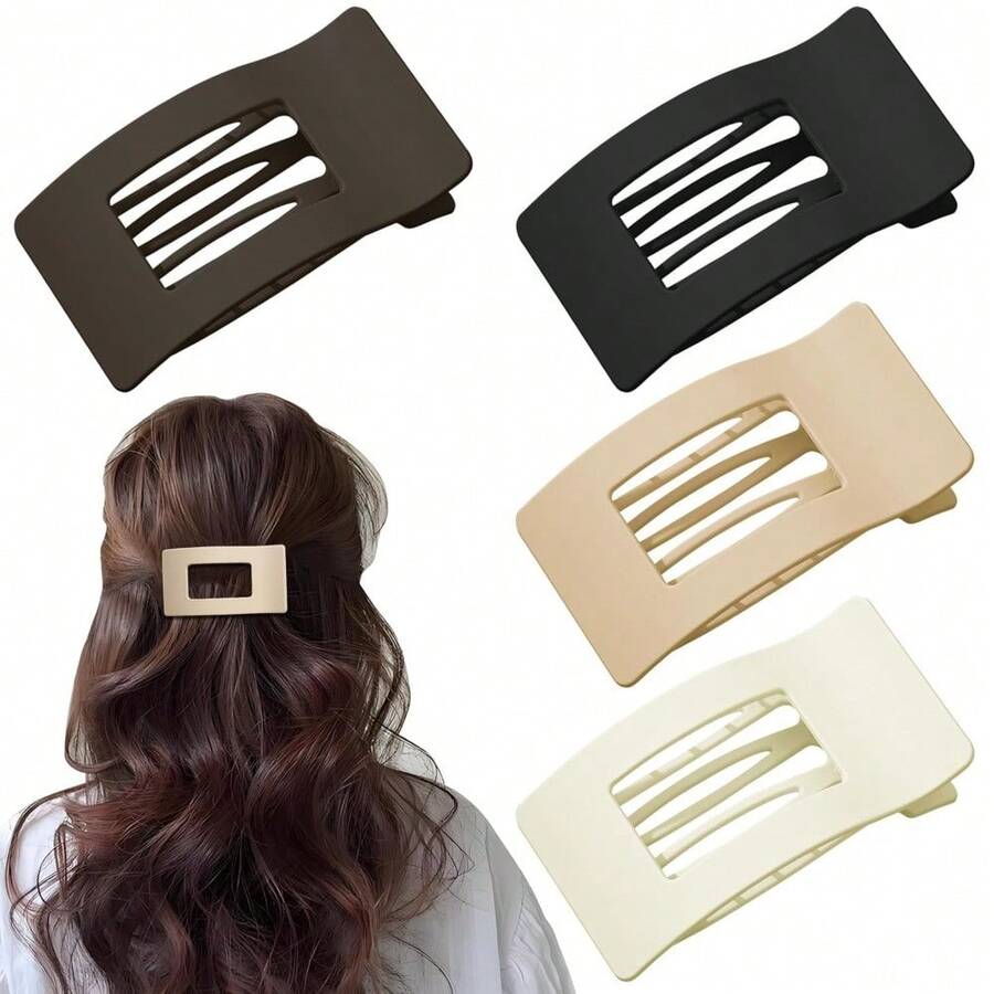 6Pcs French Hair Clips, U Shaped French Hair Pin Retro Fork Hair Pin Internal Teeth French Hair Clips, Tortoise Shell French Hair Pins For Women Thin Hair Buns Twist Hairstyle Accessories - 4 CÁI - Xem 1