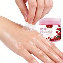 Cera hidratante de mano con rosa, mejora las manos oscuras y ásperas, ilumina, suaviza e hidrata, nutrición y reparación profunda, el cuidado refinado comienza desde las manos, adecuado para hombres y mujeres durante todo el año - Rosa - Ver 4