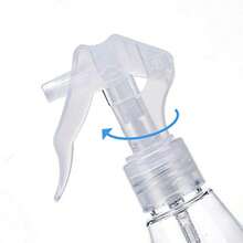 1pc 200ml Transparent Spray Bottle, Fine Mist Reusable Plastic Sprayer For Cleaning Solutions, Hair Care Products, Essential Oils, Plant Watering, Compact Design, Lightweight, Leak-Proof, Durable Plastic, Gardening Tool, For Plant Enthusiasts - Clear - View 4