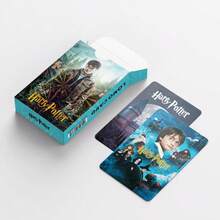 60张麻瓜哈利波特魔法师Lomo卡片+32张贴纸，高清照片卡，收藏品，粉丝周边，小礼物，情人节，圣诞节礼物 - 彩色 - 查看 6