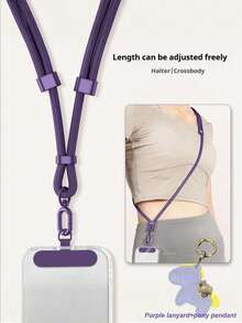 2026新年情人节手机挂绳，手机腕带，手机链，可调节斜挎防丢挂绳，可调节颈挂绳，长短款可选，带不锈钢垫，适合送给母亲、家人、朋友，生日、节日、户外旅行和徒步手机挂件，耐用防断横向手机挂绳，男女通用，长款手机支架，智能手机腕带，智能手机保护壳挂绳，钥匙扣