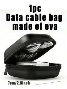 Digital Accessories Storage Box, Phone Charger, Cable Organizer Bag, Zipper Storage Box, Wallet-Style USB Charger, Earphone Storage Box, Dust-Proof, Cables, USB Drives, Earphone Storage Bag, Business Travel, College Student, Office, School Supplies, Back To School - Multicolor - View 12