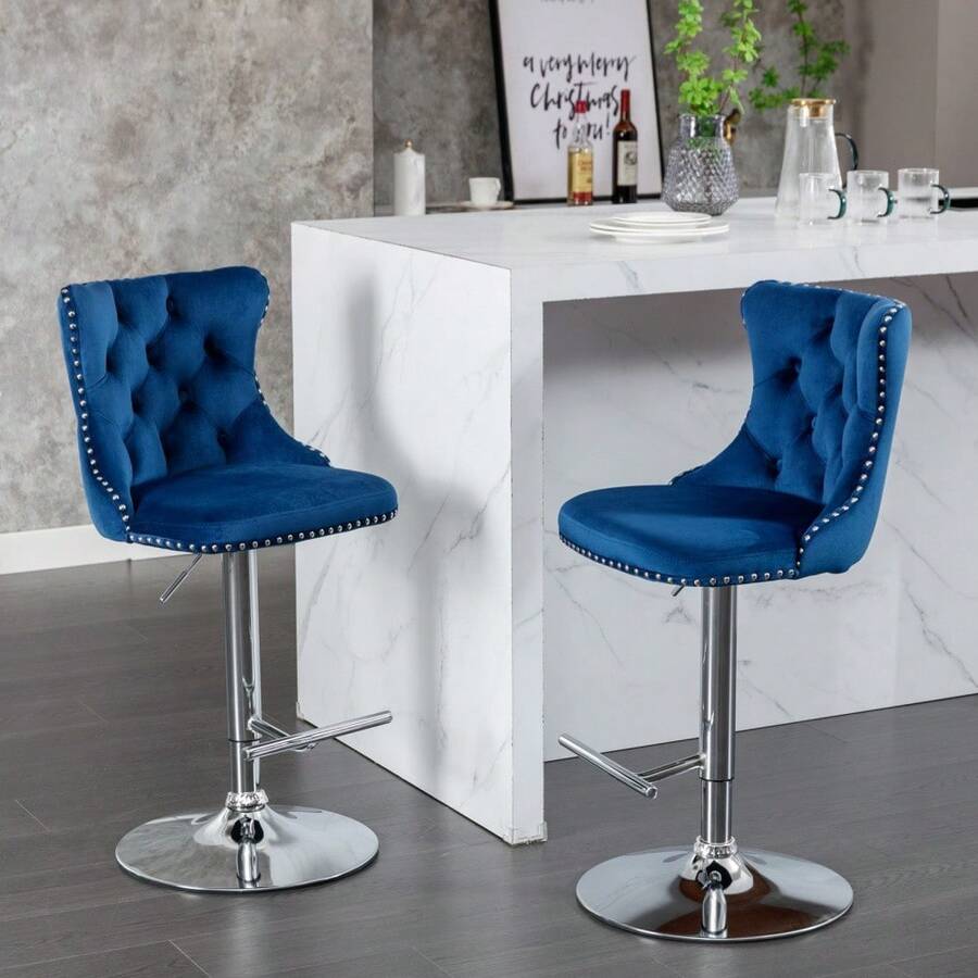 Dining Chairs - Blue - View 1
