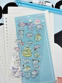 3D贴纸、可爱儿童贴纸、贴纸材料、文具批发、玩具 - 彩色 - 查看 1