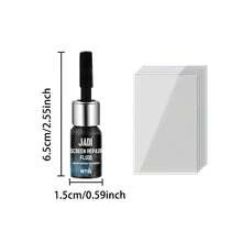 Glass Repair Kit - Effective Windshield Crack Repair Liquid - Smartphone, Tablet, Watch, Car, Camera And Cabinet Door Crack Rapid Repair Kit, Quick Drying, Nano Liquid Fills Cracks, Effectively Repairs Glass Cracks, Screen Glass Repair Solution, Convenient Application Tool Set - 5g - View 12