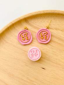 Valentine'S Day Rose Polymer Clay Cutters, Romantic Heart Rose Shape Polymer Clay Cutter Molds For DIY Soft Pottery Earrings, Polymer Clay Crafting Tools, Valentine's Day Gift - Valentine'S Day Rose Polymer Clay Cutters - View 9