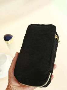 大容量灯芯绒化妆包，便携式收纳包，多功能收纳包，洗漱包，家用旅行化妆品收纳整理包，化妆旅行洗漱必备品，化妆包，旅行必备品，收纳包，储物包，旅行必备品，化妆品收纳包，桌面收纳包，化妆包，化妆袋，化妆品收纳包，圣诞礼物，母亲节礼物，化妆袋，化妆袋，旅行必备品 - 彩色 - 查看 9