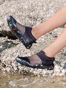 Outdoor Beach Shoes - New Lightweight Fitness Shoes, Yoga Shoes, Non-Slip Soft Bottom, Wear-Resistant Quick-Drying, Wading Shoes, Diving Swimming Shoes - Black - View 6