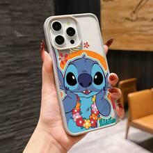 This Disney Lilo & Stitch Phone Case, Featuring Stitch And Angel Cartoon Characters, Boasts A Cute And Playful Design, A Simple And Stylish Appearance, And A Smooth And Comfortable Feel. It Features A Magnetic Back, Camera Protection, A Transparent And Fashionable Back Panel, And Reinforced Corners For Effective Drop Protection, Making It An Ideal Choice For Young People. This Phone Case Is Compatible With IPhone 17/16/15/14/13/...12/11/XR/XS/X Series And SamsungGalaxy S22, S23, S24, And S25 Series Phones. It's The Perfect Gift For Friends And Family. - trắng - Xem 8