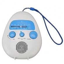 CYPNASHATA Radio de Ducha a Prueba de Agua Radio Am FM para Baño Radio de Ducha con Batería Radio Portátil Altavoz IncorporadoFashion - 219747190 - Ver 1