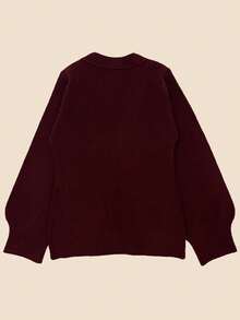 Women's Casual Elegant Vintage Gold Button Detail Open Front Long Sleeve Knit Cardigan, Solid Color Pockets, Suitable For Autumn/Winter Outfitting, Christmas, Thanksgiving, New Year Gift, Jacket, Thick Sweater Cardigan