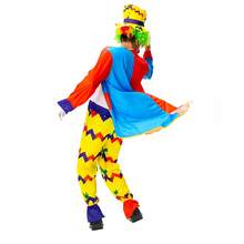 2026 Novo Adulto Fantasia de Palhaço de Circo Cosplay Roupas Desempenho no Palco Halloween Suprimentos de Interpretação de Palhaço para Aniversário Carnaval - Preto - Visão 8