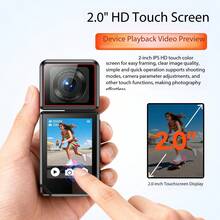 Cámara de pulgar Ultra HD 5K, Cámara corporal de 30fps, Cámara de bolsillo 5K, Cámara deportiva portátil con WiFi, Tarjeta TF de 128G, La cámara perfecta para vlogging - Negro - Ver 5