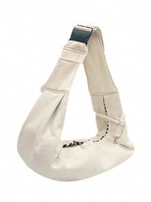 1pc Pet Bag For Dogs, Puppies & Cats, Outdoor Travel Dog Shoulder Bag, Folding Portable Going Out, Zipper Pocket And Adjustable Belt, Outcrop Pet Bag Large Capacity Breathable, Single Comfortable Messenger Bag & Handbag, Gifts, Valentine's Day