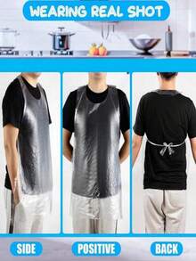10/30/50pcs Disposable PE Plastic Aprons, Thickened Waterproof And Oil-Proof, Suitable For Restaurants, BBQ, Hot Pot, Kitchen, Bathroom, Home Use - Multicolor - View 6