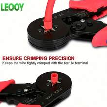 450-1800个管式压接端子，多种压接端子钳套装，铜管+PVC阻燃外壳，电线连接端子，合金钢高精度压接钳HSC8 6-4A/6A，0.25-10mm223-7AWG五金工具 - 彩色 - 查看 9