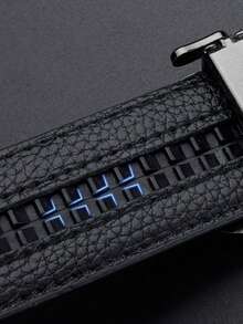 男士自动扣皮带，字母 B 扣设计，商务休闲风格，适合情人节、父亲节、母亲节、周五礼物等场合。 - 彩色 - 查看 4