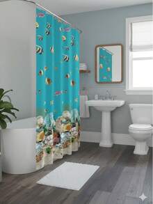 VENECIA Shower Curtains - Yellow - View 7
