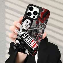 Póster de : Dinero, sangre y hombre furioso. Esta elegante funda es compatible con los modelos  17, 16, 15, 14 Pro Max, 13, 12, 11, XR y XS Plus. Fabricada en TPU flexible, resistente a golpes y arañazos, ofrece una excelente protección contra caídas y un agarre cómodo. Es un regalo ideal para familiares, amigos y seres queridos, y una opción perfecta para festivales. - Negro - Ver 5