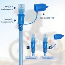 CYPN2PCS Bolsa de Hidratacion 2L Botella de Agua Plegable para Senderismo Camping Ciclismo y CorrerFashion - 224193713 - Ver 5