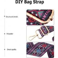 PACKOVE Straps Cinta Mujer Bolso De Hombro Bolso De La Lona Monederos Para Las Mujeres Bolso De Hombro Correa De Hombro De Reemplazo Bolso De Hombro Correa Tote Bag Strap Bolso Correa De,40040295 - Multicolor - Ver 6