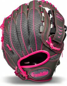 Sports Teeball Infinite Web/Shok-Sorb Combo Series Guante de Fielding, 25.5 cm - Grafito/ azul - Ver 1