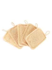 Cepillo De Loofá Natural Para Lavar Trastes 5 Piezas Reutilizable Para Cocina Ideal Para Platos Ollas Y Tazas Cepillo Vegetal De Limpieza Eficiente Y Duradero,40076156 - Multicolor - Ver 1