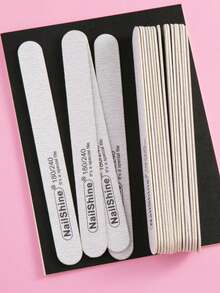 10/6/2Pcs Nail Files - 180/240 Grit Nail Art Buffering Files Double Sided Fingernail Files Professional Emery Boards Nail Care Files Manicure Pedicure Tools For Acrylic Artificial - Multicolor - View 2