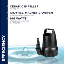 CYPNAlpine Corporation Bomba Huracán Submersible de 2100 GPH para Fuentes Grandes y Baños de Pájaros Accesorio de Decoración ExteriorFashion - 227409184 - Ver 6