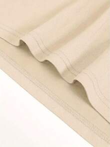 (St. Patrick's Day) Green Pink Black Glitter Texture Design Four-Leaf Clover Pattern Print Fashion Elegant Women's Spring Summer Autumn Casual Sports Style Top Soft Comfortable Round Neck Short Sleeve T-Shirt Available In S-XXL - 杏色 - 查看 4