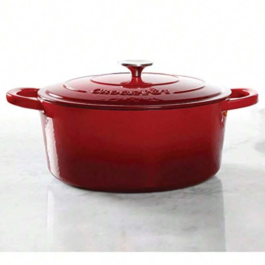 CYPNCrock Pot Olla Horno ovalado holandés Verde azulado 7-Quart 1Fashion - 227750912 - Ver 1