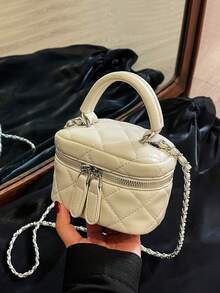 刺绣链条肩带女士手提包单肩包