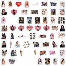 120张Katseye贴纸，Katseye礼品，Katseye周边，Katseye海报，Katseye装饰乙烯基防水贴纸，适用于笔记本电脑、手机、汽车、滑板、水瓶、剪贴簿、电脑、日记本等，可作礼物。 - 彩色 - 查看 3