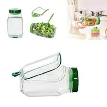 1pc Salad Container With Side Opening And Leak-Proof Lid, Suitable For Vertical Layering With Built-In Dressing Container, Great For Reusable And Portable Lunch At Office, Picnic And Travel. - Microwave, Dishwasher And Refrigerator - Sealed Salad Container With Dressing Cup, Stackable Design For Meal Prep, Lunch, Dinner, Office, Travel - Multicolor - View 9