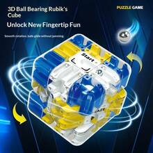 畅销3D滚球迷宫魔方3x3x3竞赛逻辑思维专注力训练益智玩具，完美礼物 - 彩色 - 查看 5