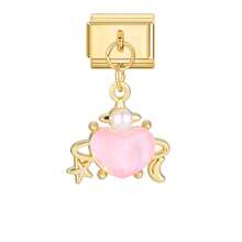 1 mặt dây chuyền vàng tự làm dạng mô-đun, bao gồm các yếu tố hoa, bướm, trái tim, mặt trăng, ngôi sao, phong cách thường ngày đô thị, thiết yếu cho Giáng sinh và Halloween, tông màu mùa thu, địa phương, thời trang thiết thực, phong cách Giáng sinh, thiết kế quyến rũ, trang sức thép không gỉ, đồ trang trí Giáng sinh - M293750 - Xem 18