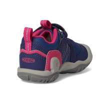 Keen Unisex-Child Knotch Peak Low Height Breathable Sneakers - Azul ProfundidadPavo Real Rosa - Ver 4