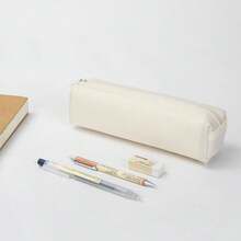 Studen Oxford Cloth Color Pencil Case Bag Storage Cosmetic Bag For Schoolsss - LightGray - View 9