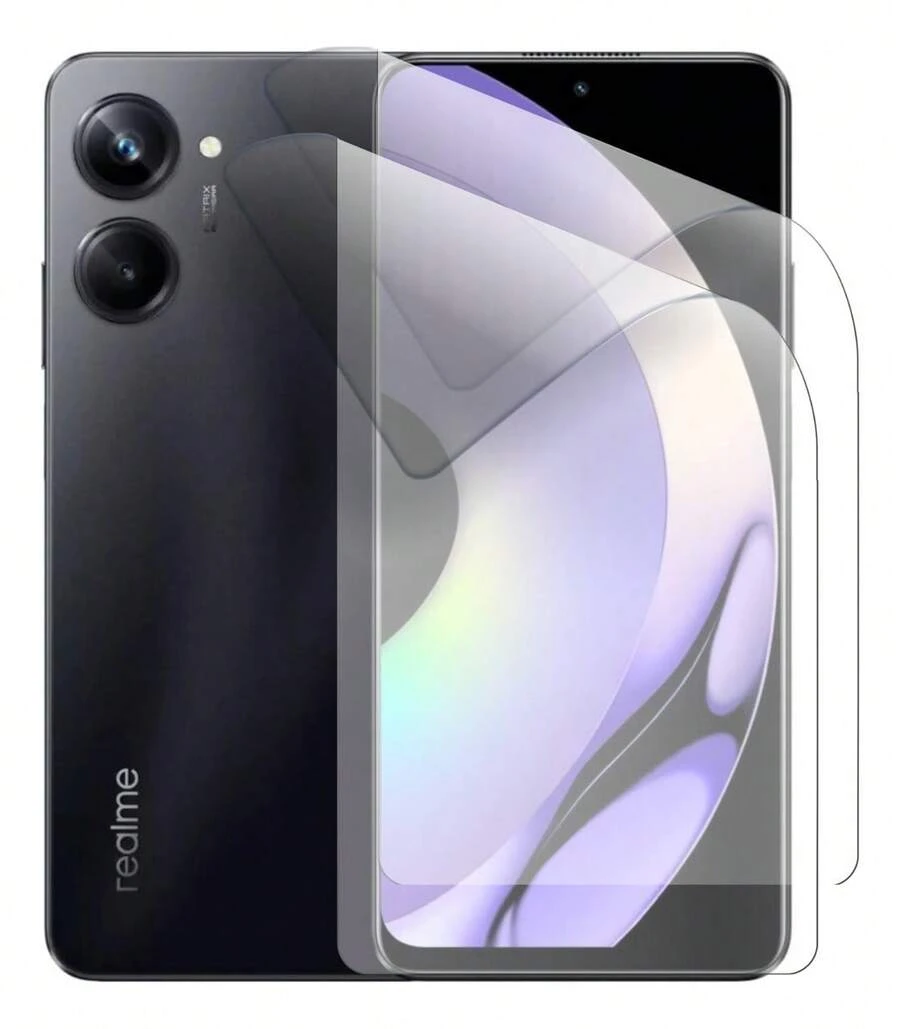 Realme 10 Pro - 2 Micas Hidrogel Diferentes acabados - Mate - Ver 1