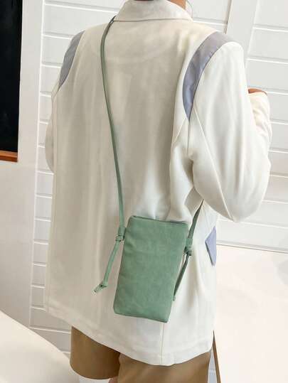 Mini sac bandoulière de téléphone à la mode, convenant pour les sorties quotidiennes, les courses et les promenades pour les femmes. Petit portefeuille, porte-monnaie, petit portefeuille