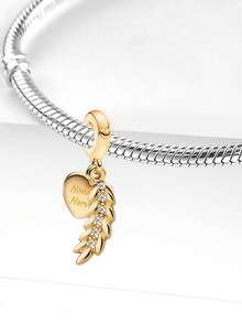 1pc 925 Sterling Silver 6 Beads Energy Stone Pendant, Suitable For Women Jewelry DIY Bracelet - Beads 2 - View 8