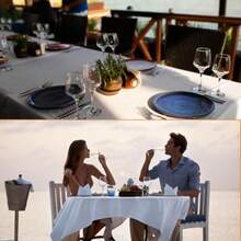 5 Pack White Table Cloth | Premium Square Tablecloth 137x183cm For Wedding Receptions, Buffet Setups, Home Dining | Handcrafted Fabric - White - View 9