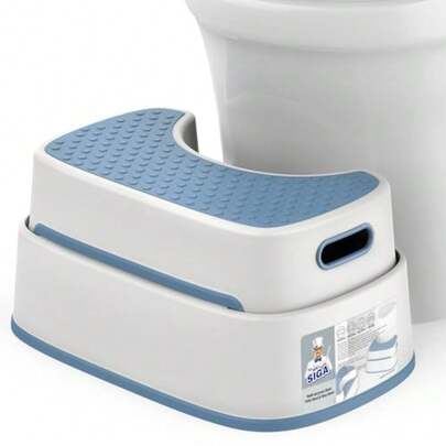 CYPNMR.SIGA - Taburete de Inodoro en Cuclillas 2 Escalones para Adultos Niños Antideslizante Resistente para Baño Taburete de Inodoro Portátil para BañoFashion