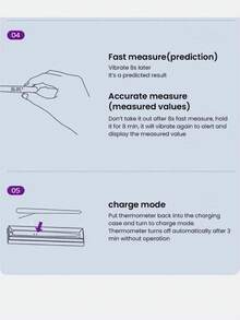 Philips Avent Digital Thermometer AET-F355, 8 Sec Fast Measurement, LED High Definition Display - Multicolor - View 9