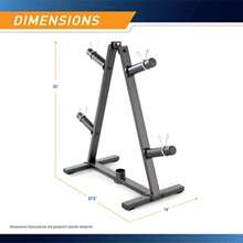 Strength Training Free Weight Rack - 227796112 - Voir 3