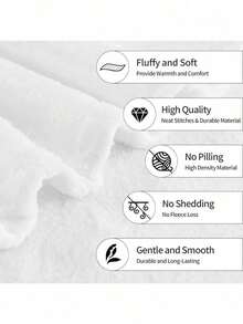 Deadpool & Wolverine Dogpool Knitted Blankets Smells Like Trouble Fleece Throw Blankets Sofa Decoration Thin Bedspread Portable - 白色 - 查看 5